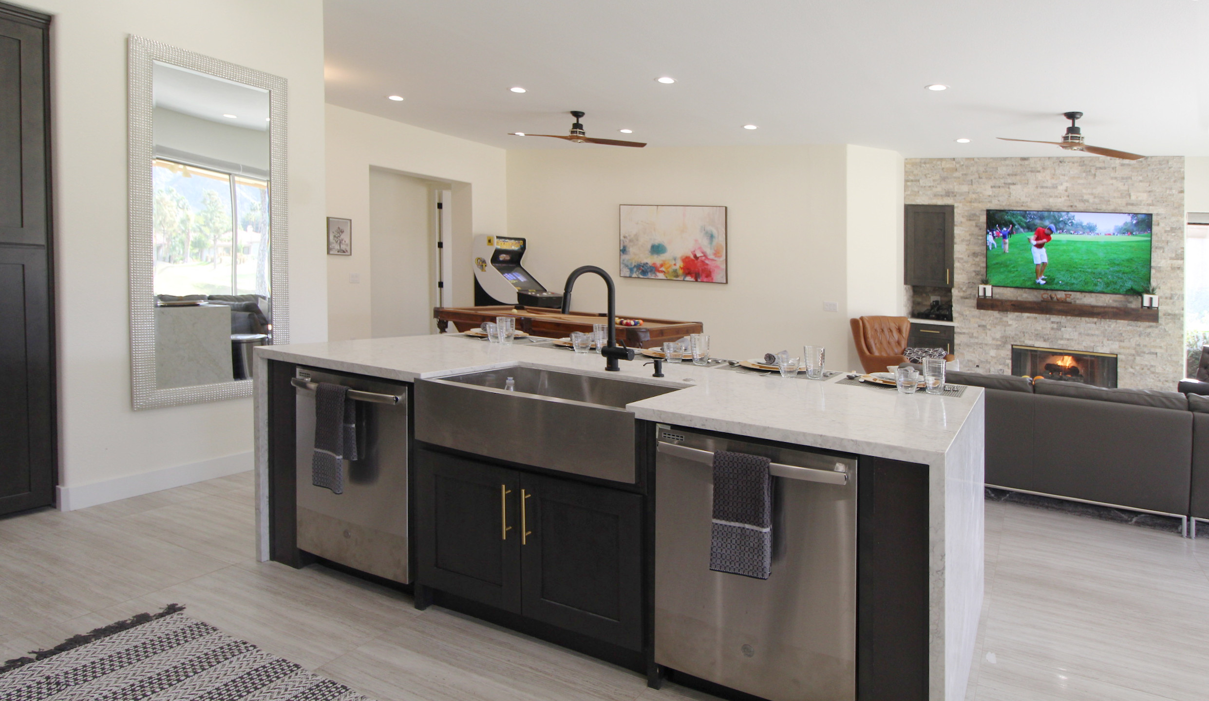 Desert-Lux Home on Golf Course w/ Pano Views